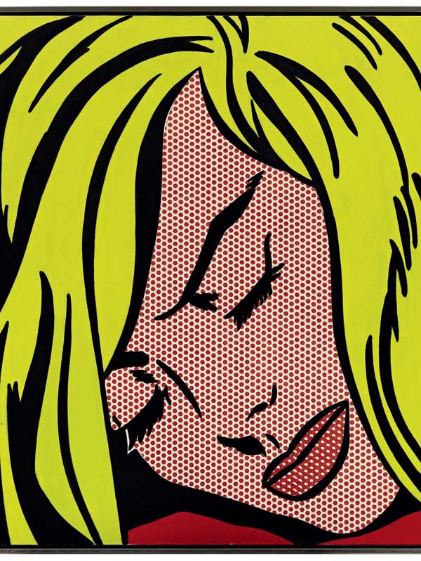 Pop Art Artwork: Lichtenstein Sleeping Girl