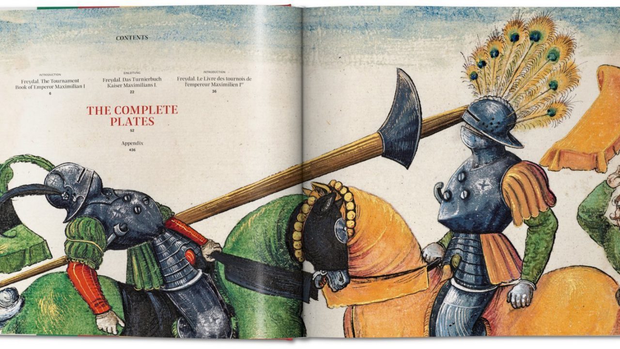Taschen Reproduction of Tournament Book Freydal Marks Anniversary of Maximilian 1st