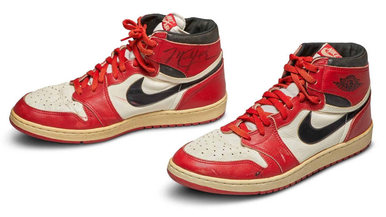 Sotheby’s Sells Michael Jordan’s Nike Sneakers For World Record Sum