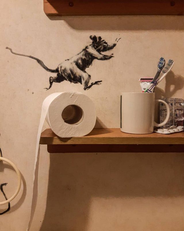 Banksy home rat