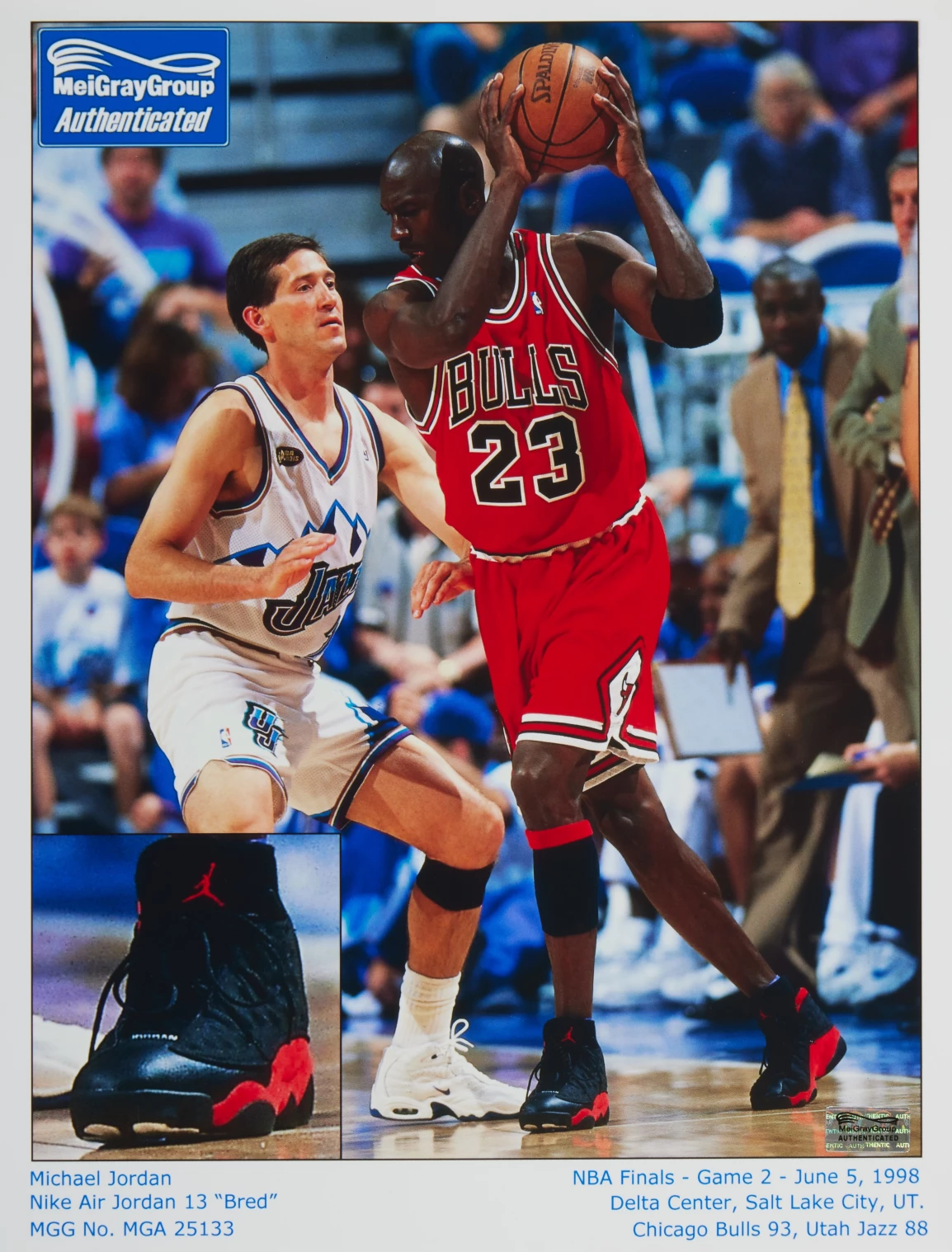 Michael Jordan's sneakers from 1998 'Last Dance' NBA Finals sell