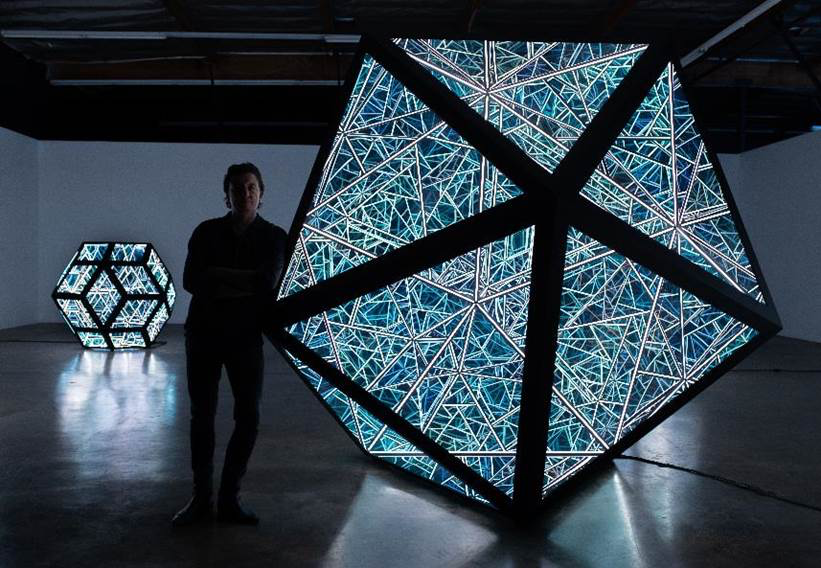 Anthony James Icosahedron Donated to Charity