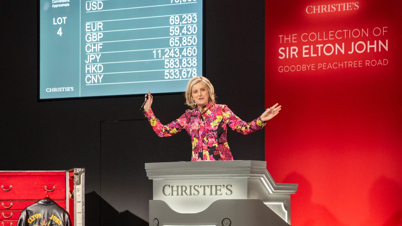 Christie’s First Elton John Sale Raises $8m